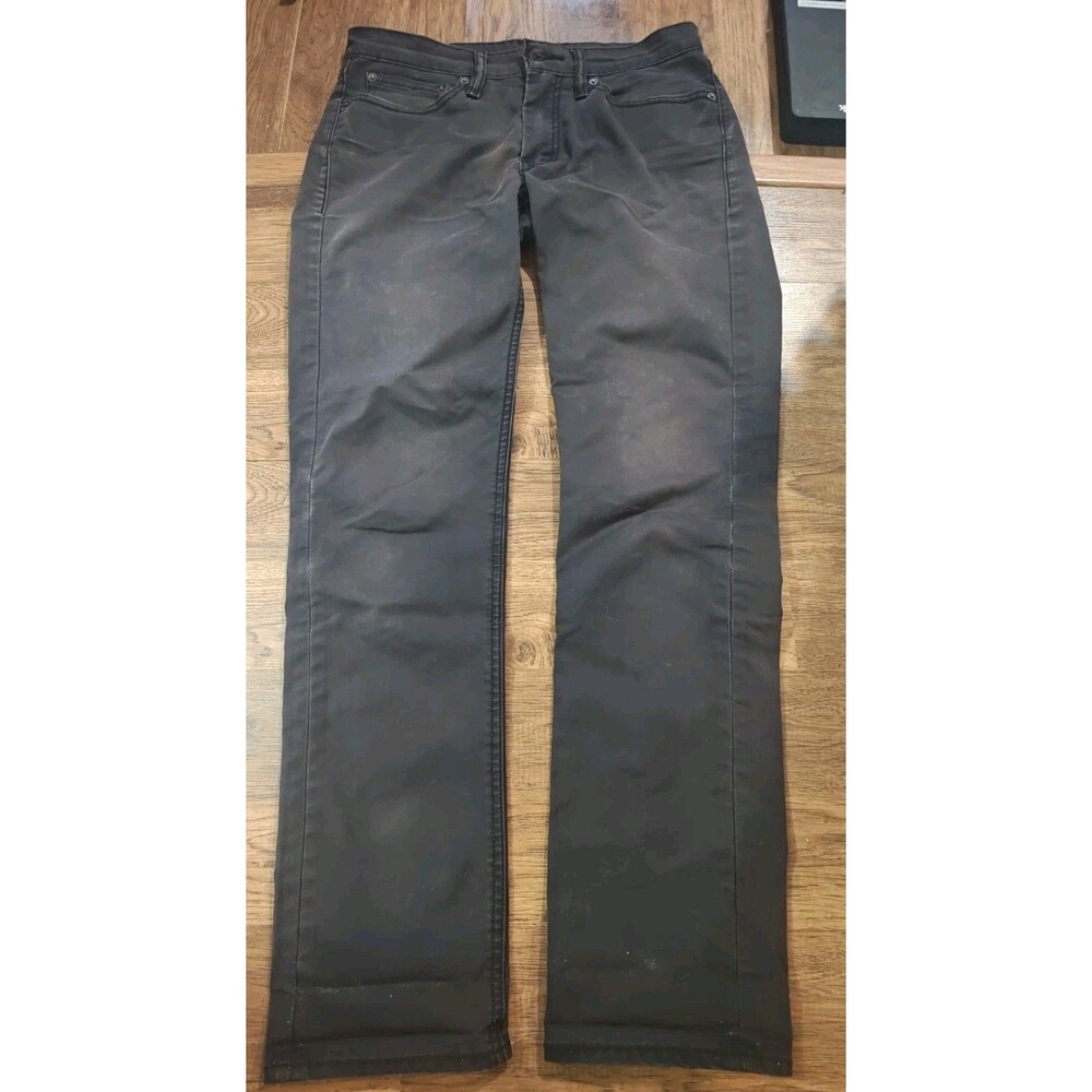 Levi's 511 Commuter Reflective Selvedge Denim Men's 31x32 Slim Stretch Gray